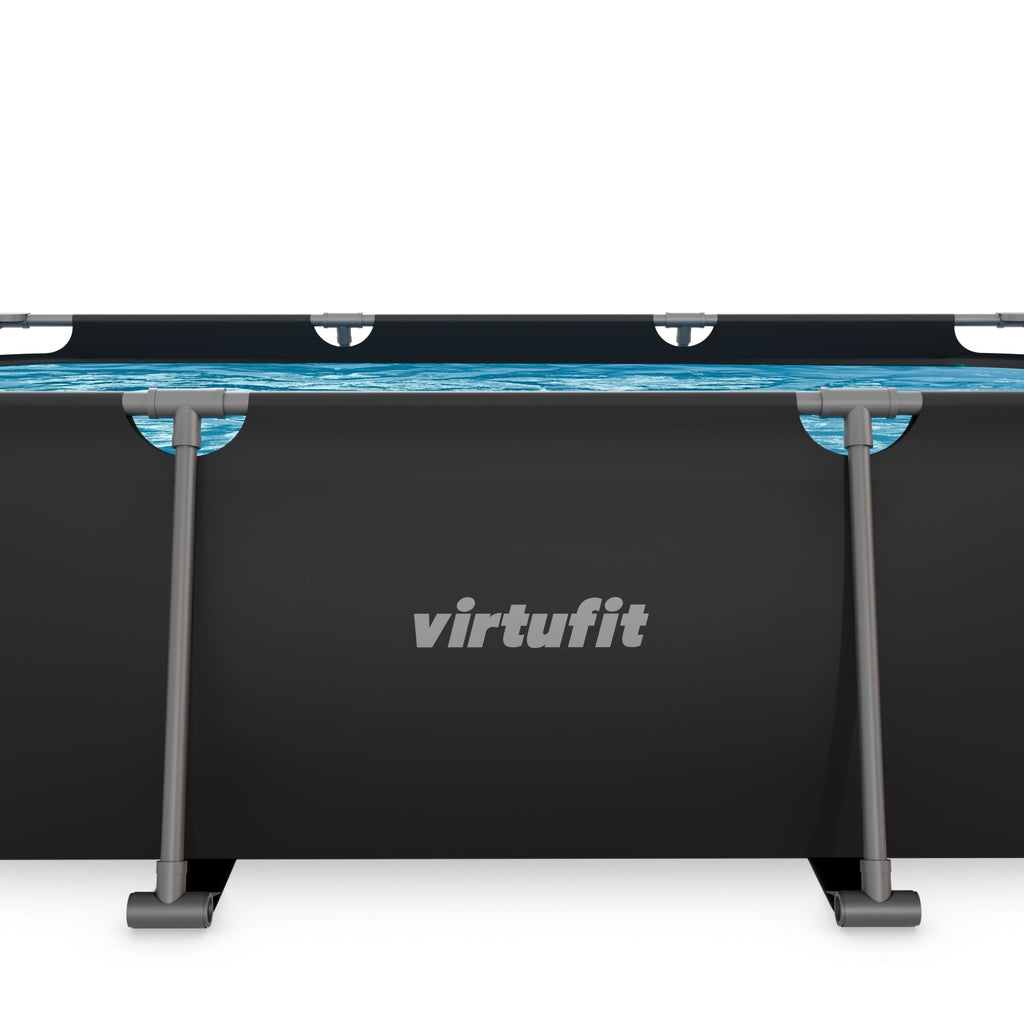 VirtuFit Rectangular Swimming Pool - Anthracite - 300 x 210 x 66 cm
