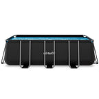 VirtuFit Rectangular Pool 400 x 200 x 122 cm - Anthracite - Including Filter Pump