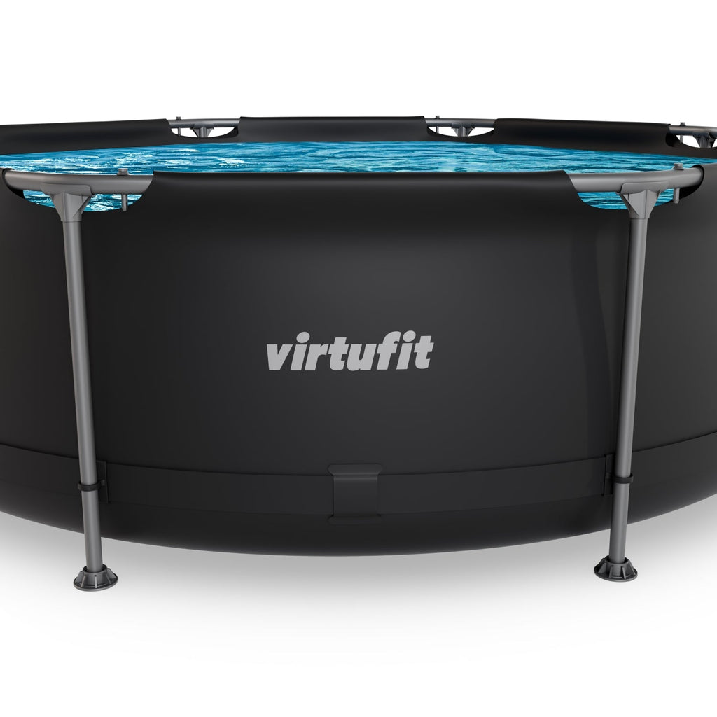 VirtuFit Rond Zwembad - Ø244 x 76 cm - Antraciet