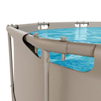 VirtuFit Round Pool - Ø366 x 100 cm - Beige - Including Filter Pump