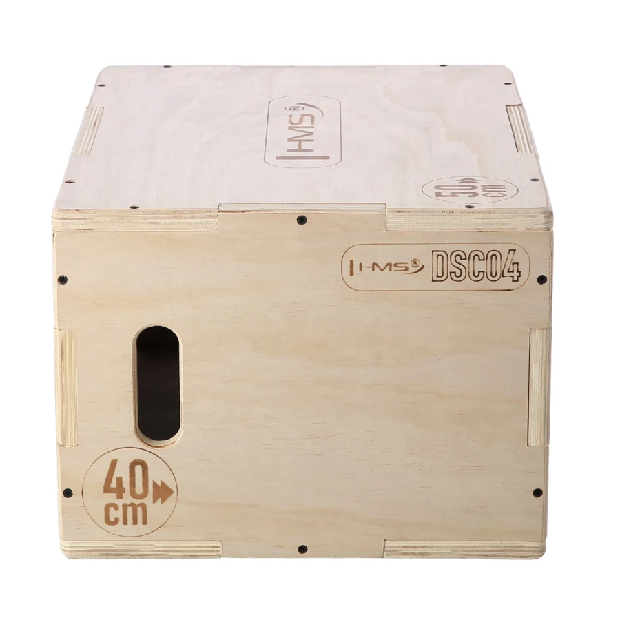 HMS Fitness Plyobox Wood - 50 x 40 x 30 cm