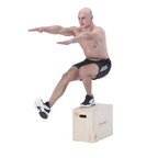 HMS Fitness Plyobox Wood - 50 x 40 x 30 cm