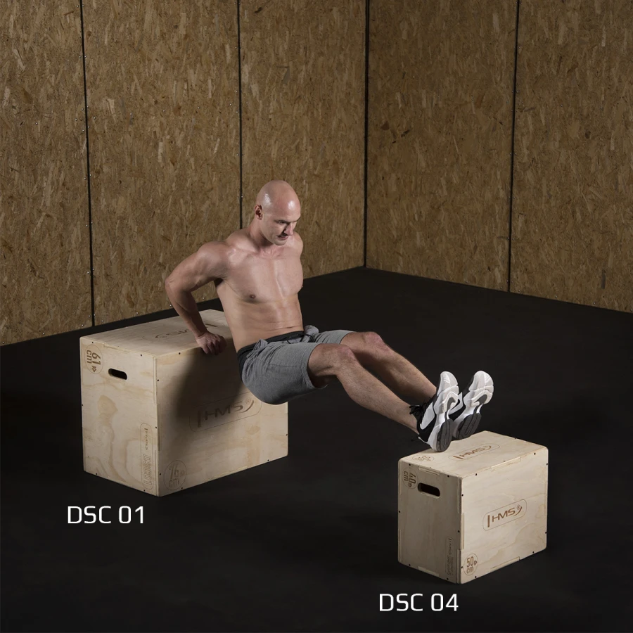 HMS Fitness Plyobox Wood - 50 x 40 x 30 cm