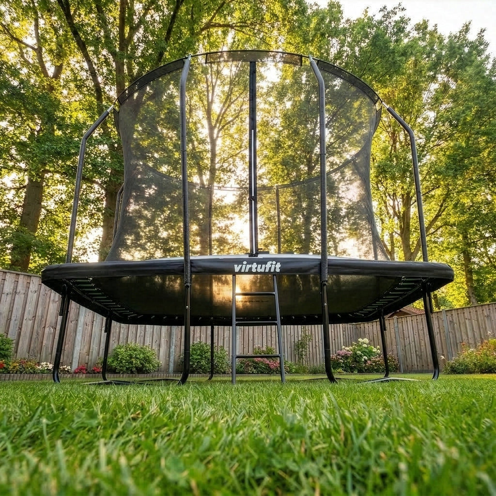 VirtuFit Trampoline Premium with Safety Net 183 x 274 cm