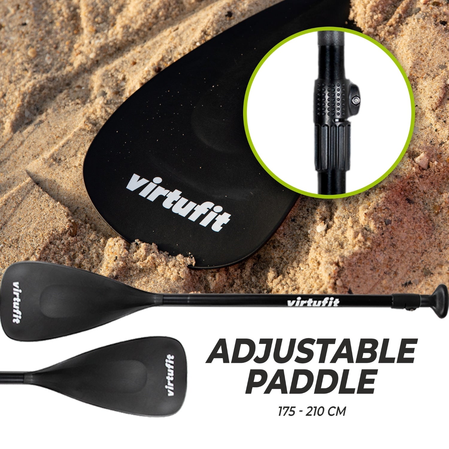 Virtufit Supboard Surfer 305 - Black