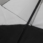 VirtuFit Beach Parasol Premium With Windshield - Black