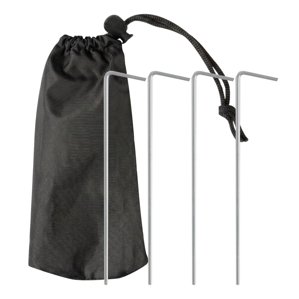 VirtuFit Beach Parasol Premium With Windshield - Black