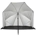 VirtuFit Beach Parasol With Windshield - Black