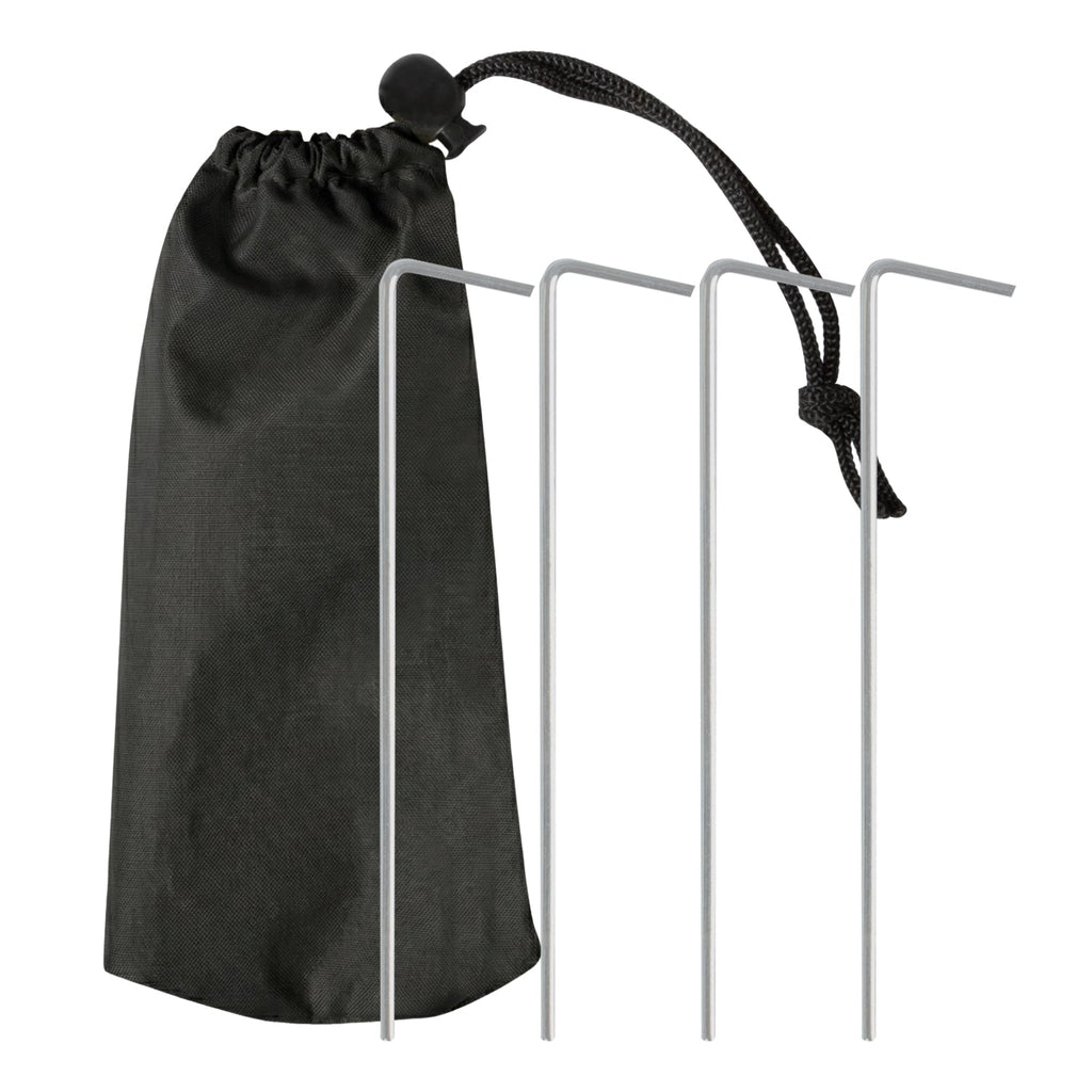 VirtuFit Beach Parasol With Windshield - Black