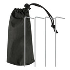 VirtuFit Beach Parasol With Windshield - Black