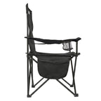 VirtuFit Foldable Camping Chair - Black