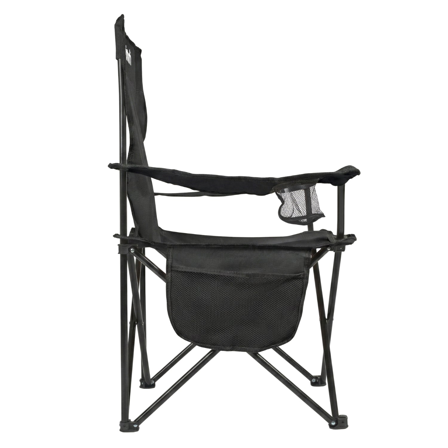 VirtuFit Foldable Camping Chair - Black