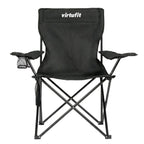 VirtuFit Foldable Camping Chair - Black