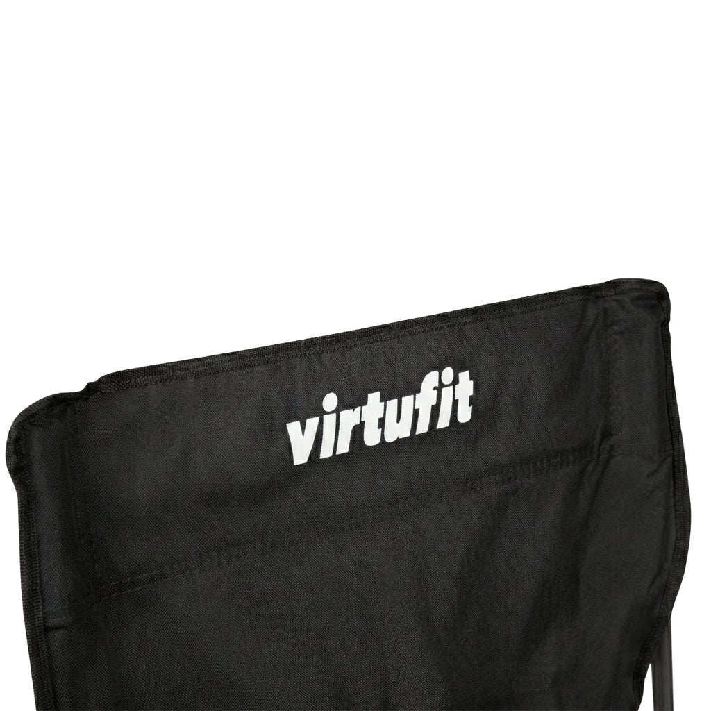 VirtuFit Foldable Camping Chair - Black