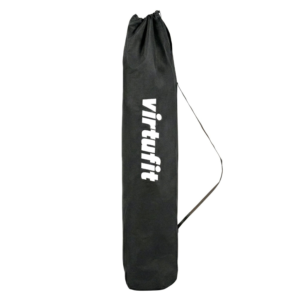 VirtuFit Foldable Camping Chair with Footrest - Black