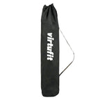 VirtuFit Foldable Camping Chair with Footrest - Black