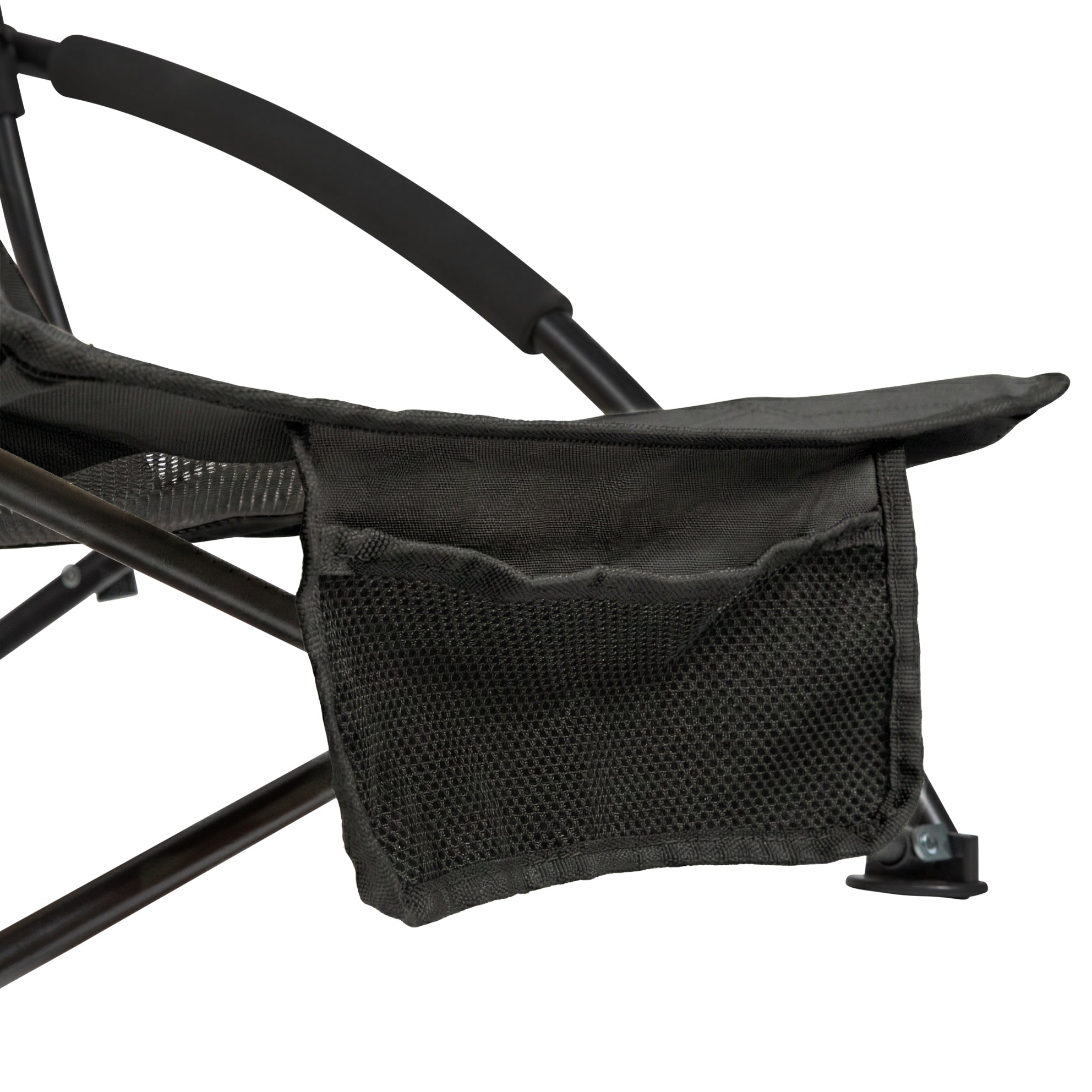 VirtuFit Foldable Beach Chair - Black
