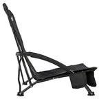 VirtuFit Foldable Beach Chair - Black