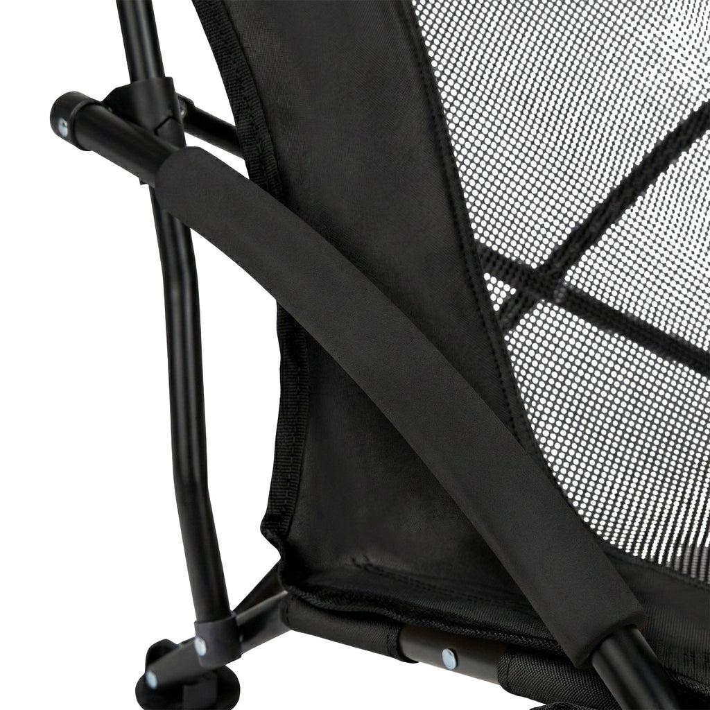 VirtuFit Foldable Beach Chair - Black