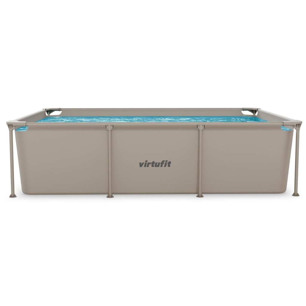 VirtuFit Rectangular Swimming Pool - Beige - 260 x 180 x 66 cm