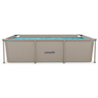 VirtuFit Rectangular Swimming Pool - Beige - 260 x 180 x 66 cm