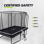 VirtuFit Trampoline Premium with Safety Net 183 x 274 cm