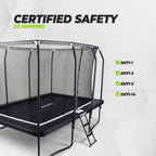 VirtuFit Trampoline Premium with Safety Net 213 x 305 cm