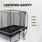 VirtuFit Trampoline Premium with Safety Net 244 x 366 cm