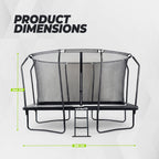 VirtuFit Trampoline Premium with Safety Net 244 x 366 cm