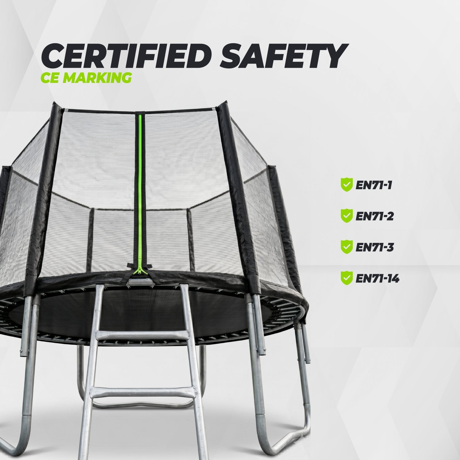 VirtuFit Trampoline with Safety Net - Black - 183 cm