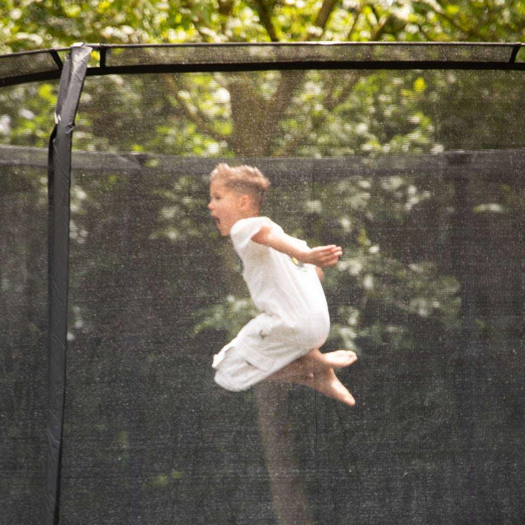 VirtuFit Premium Trampoline with Safety Net - Black - 366 cm