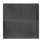 VirtuFit Fitness Puzzle Mat – 4-Piece Floor Mat – 120×120 cm – Black