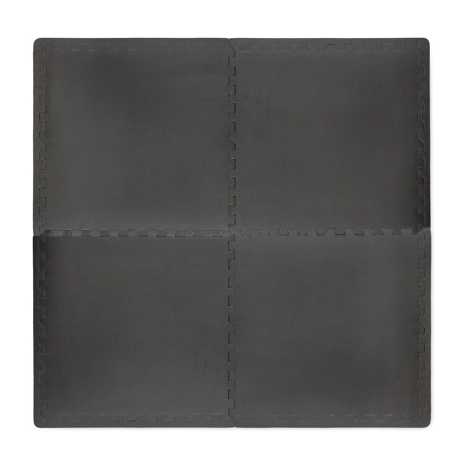 VirtuFit Fitness Puzzle Mat – 4-Piece Floor Mat – 120×120 cm – Black