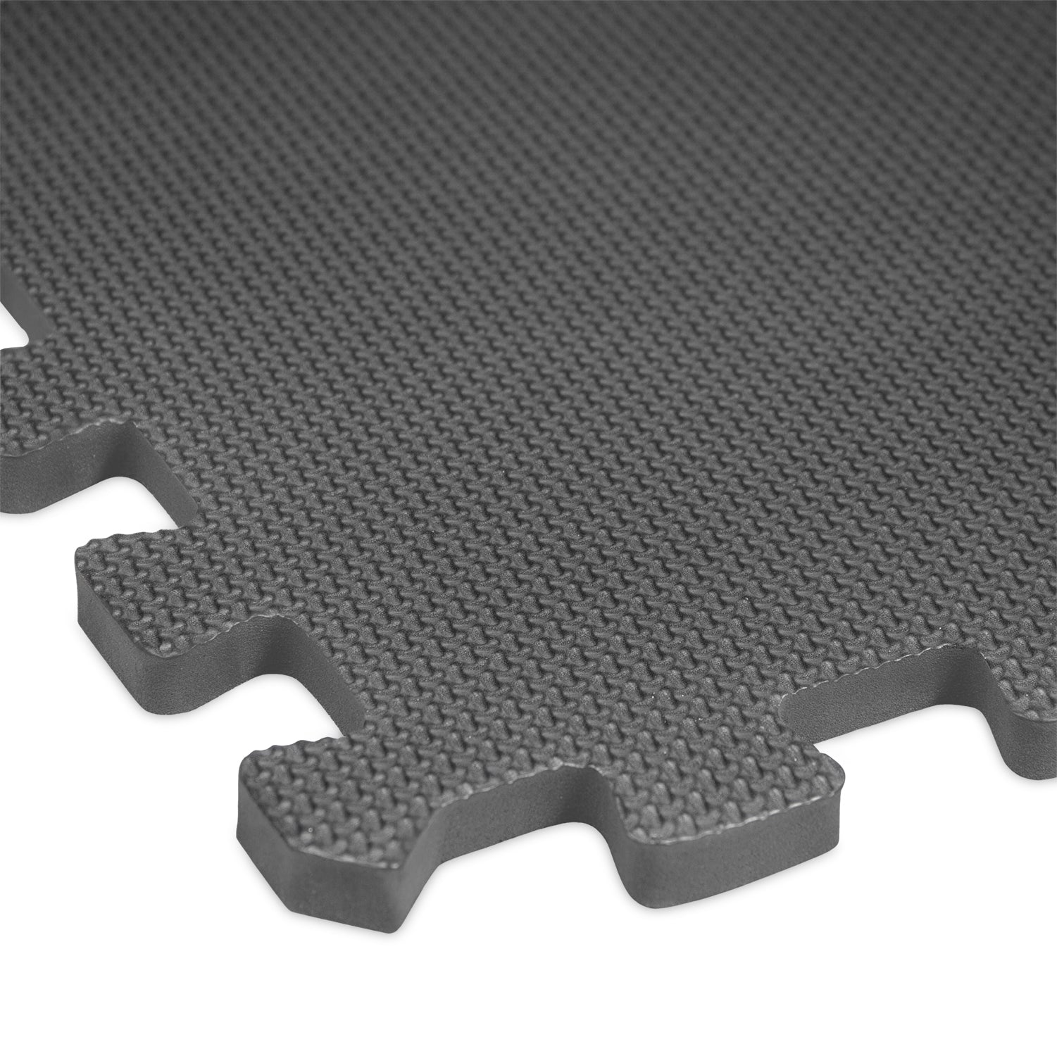 VirtuFit Fitness Puzzle Mat – 4-Piece Floor Mat – 120×120 cm – Black