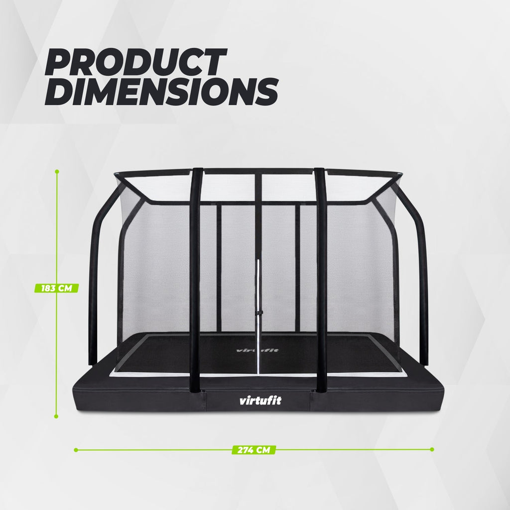 VirtuFit Trampoline Premium Inground 183 x 274 cm