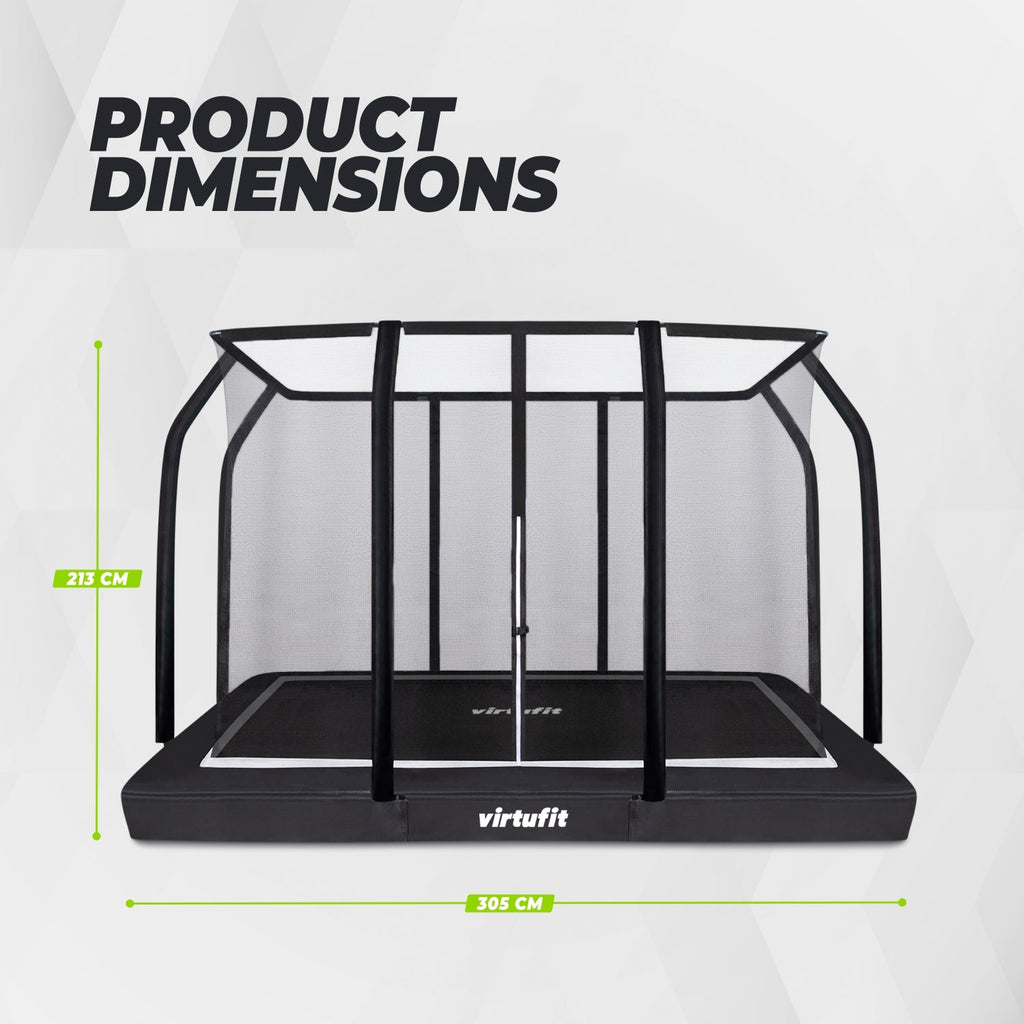 VirtuFit Trampoline Premium Inground 213 x 305 cm