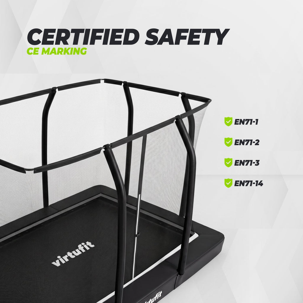 VirtuFit Trampoline Premium Inground 244 x 366 cm