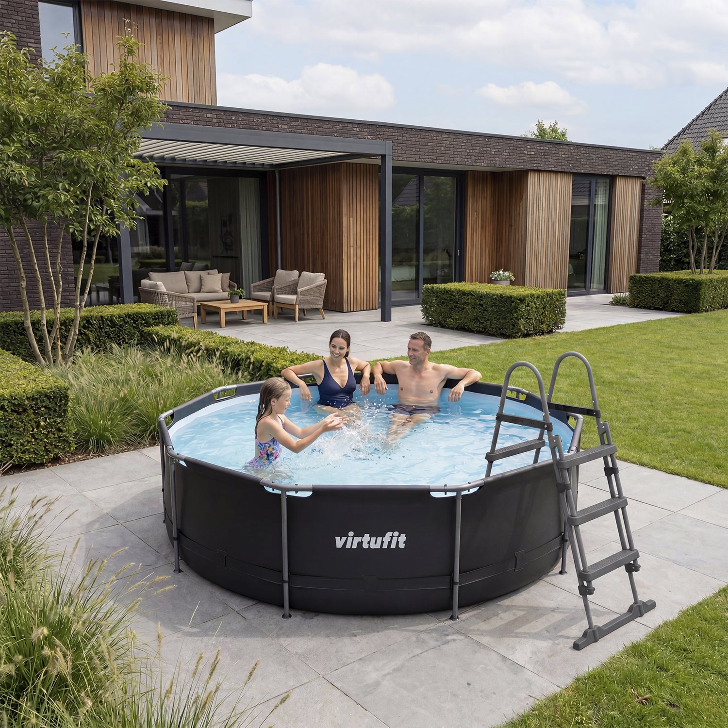 VirtuFit Pool Ladder - 100 cm