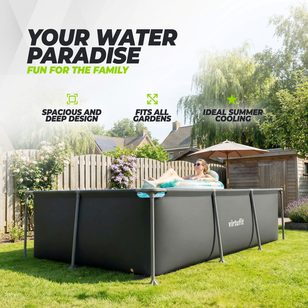 VirtuFit Rectangular Swimmingpool 260 x 180 cm