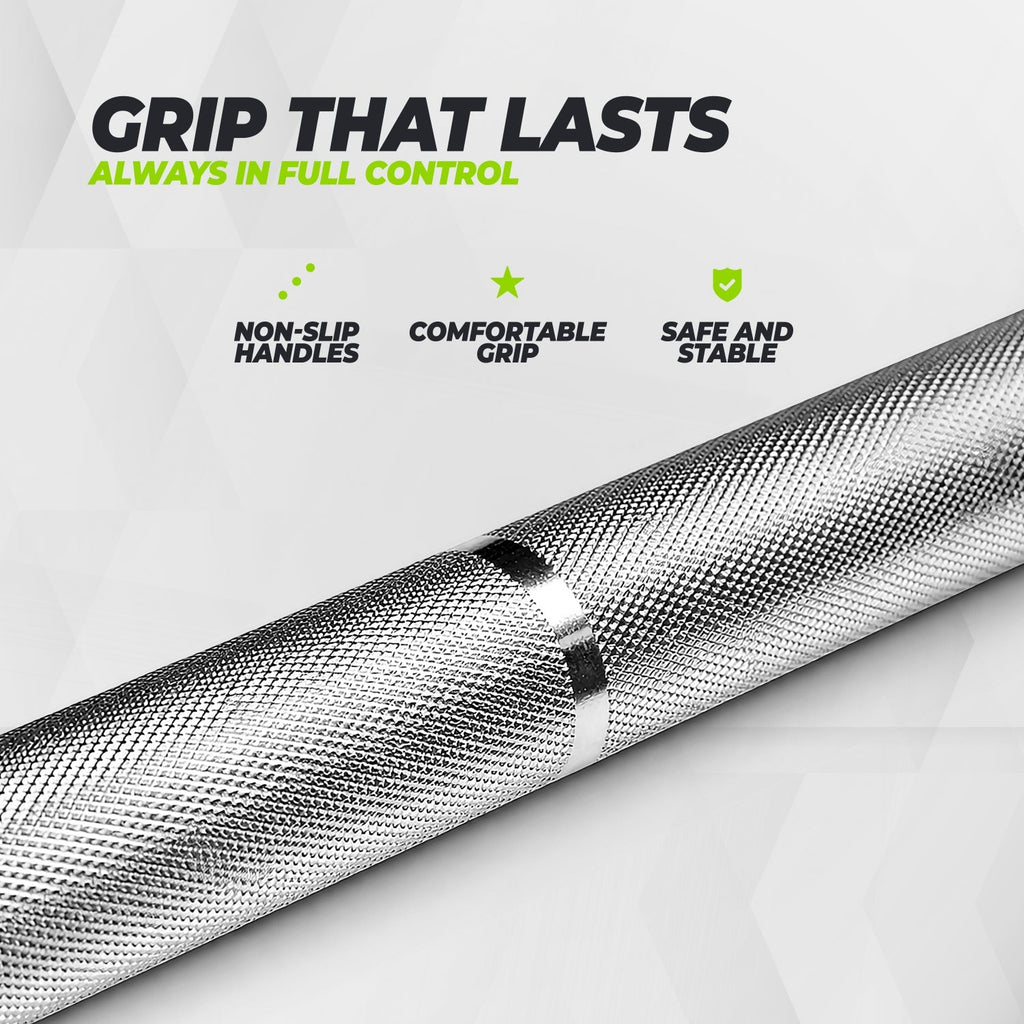 VirtuFit Barbell bar - 200 cm - Spring collars - 30 mm