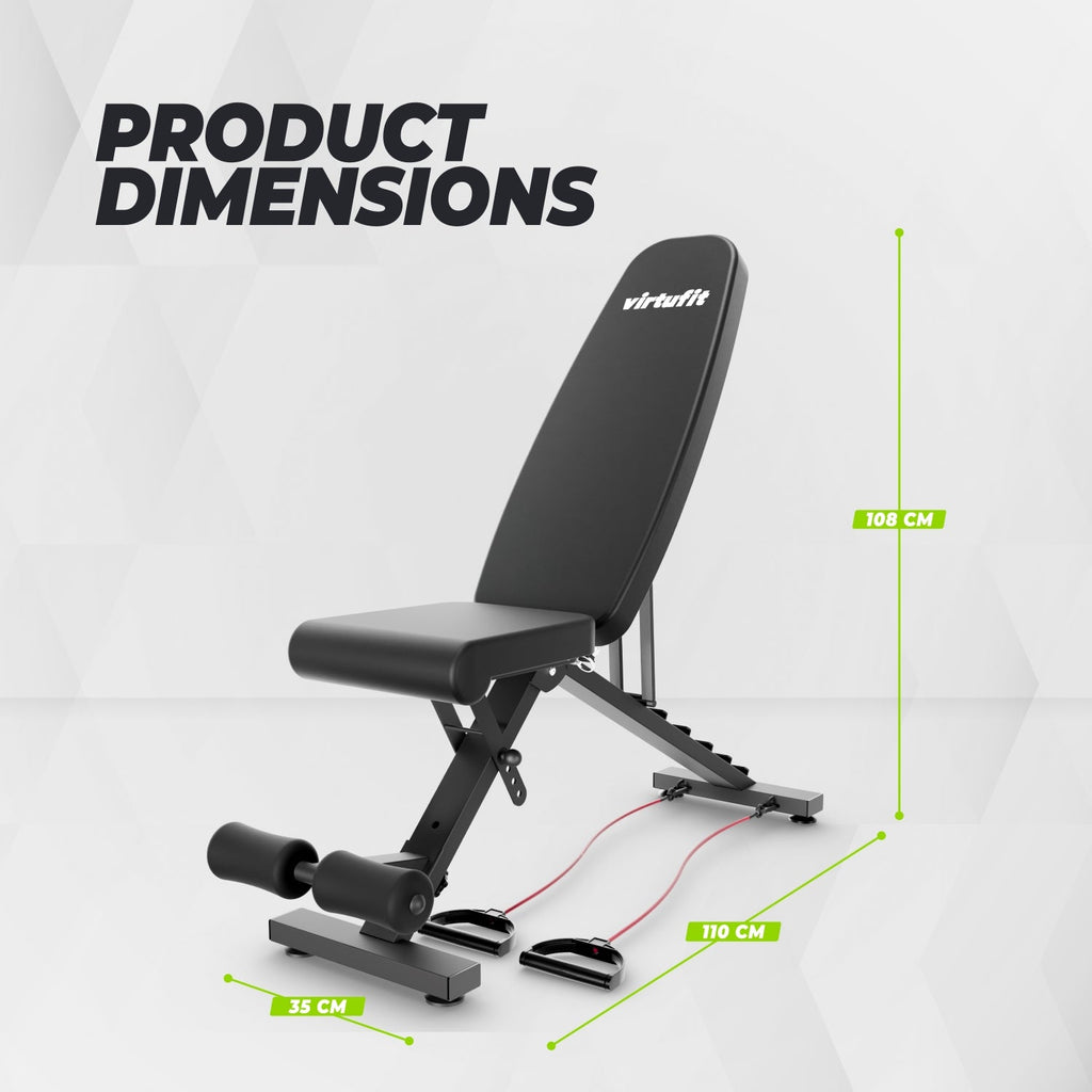 VirtuFit Foldable Adjustable Fitnessbench FB100