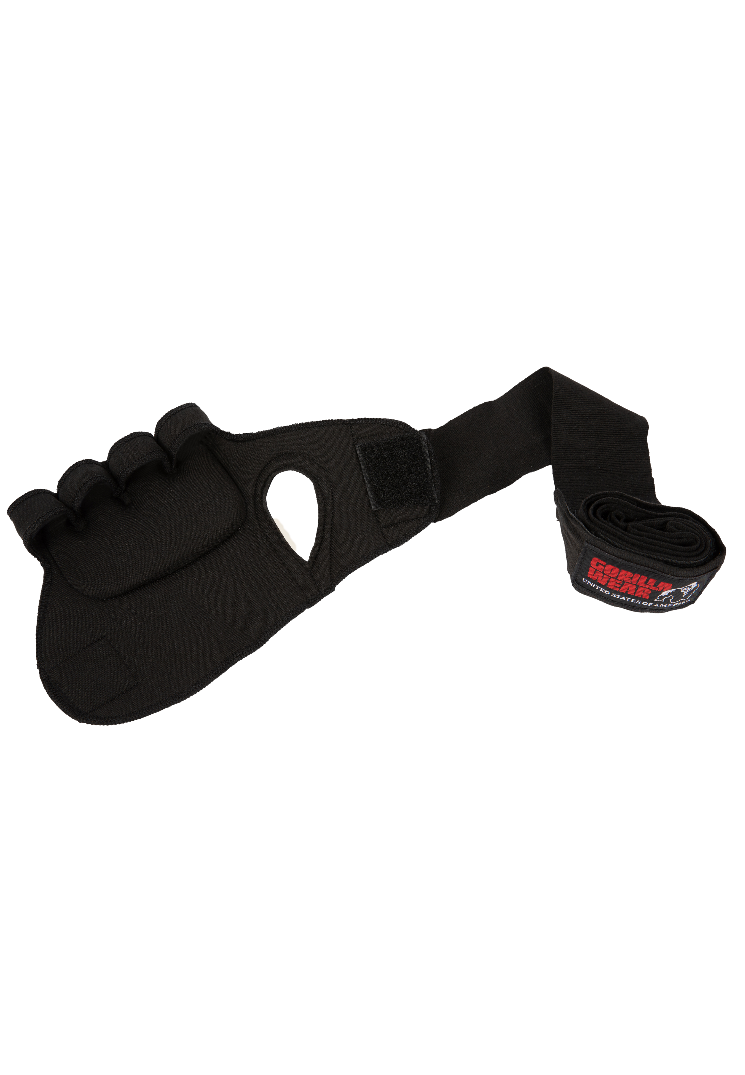 Gorilla Wear Gel Gloves with Cover - Black/White