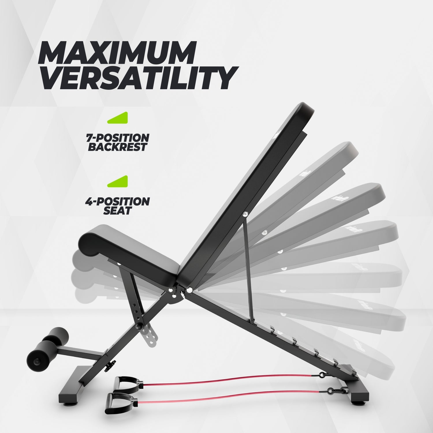 VirtuFit Foldable Adjustable Fitnessbench FB100