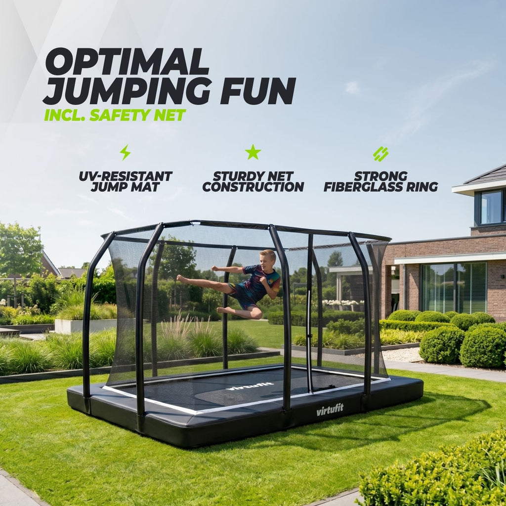 VirtuFit Trampoline Premium Inground 183 x 274 cm