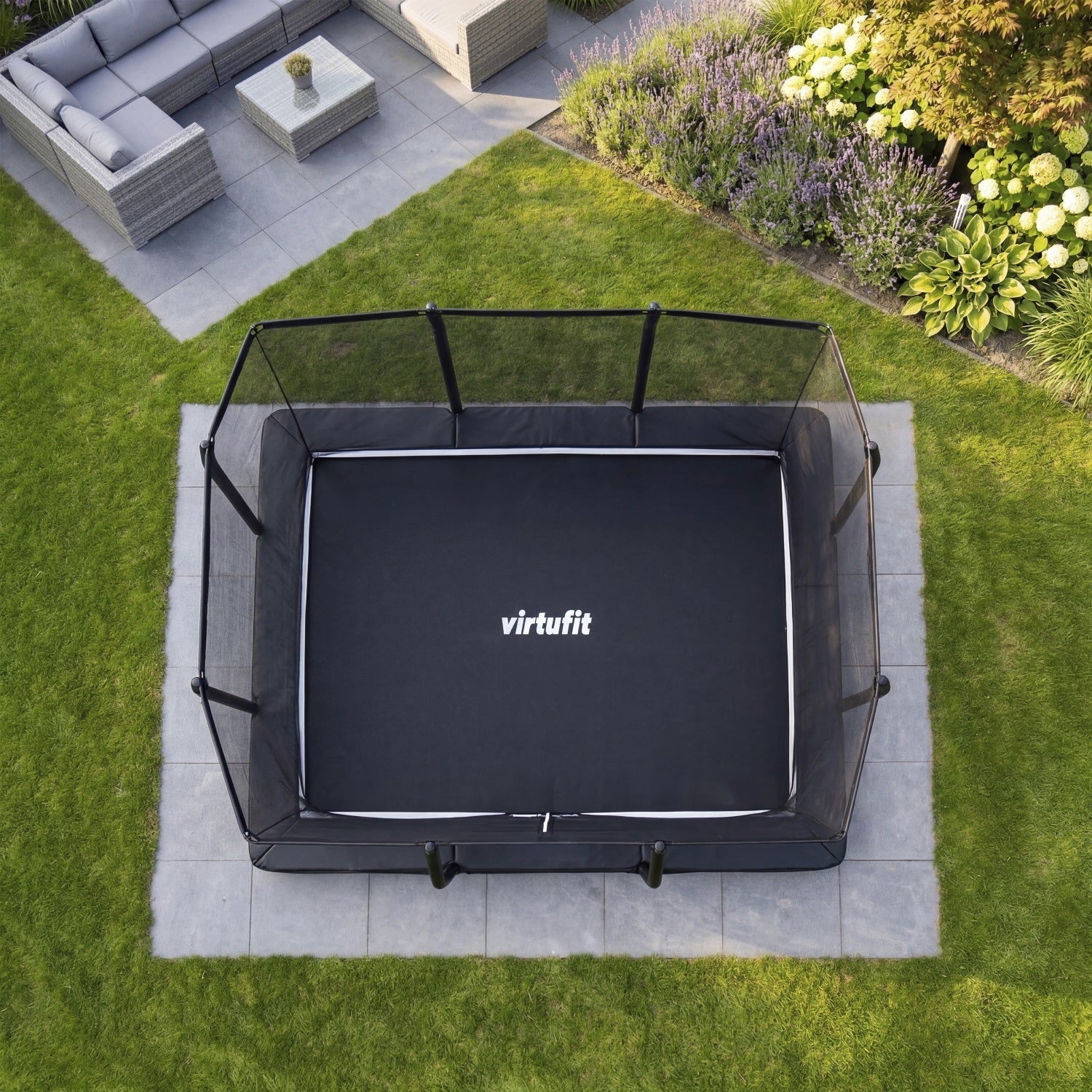VirtuFit Trampoline Premium Inground 213 x 305 cm