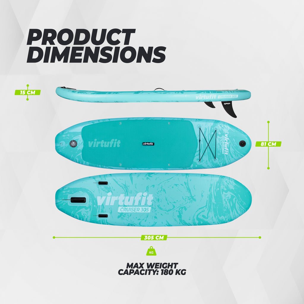 VirtuFit Supboard Cruiser 305 - Pink - Met Kajak zitje, accessoires en draagtas
