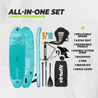 VirtuFit Supboard Cruiser 305 - Turquoise - Met Kajak zitje, accessoires en draagtas