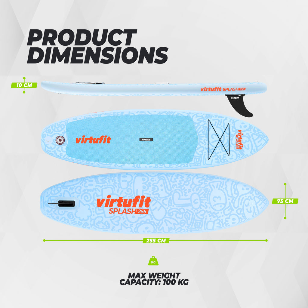 VirtuFit Supboard Splash 255 - Wave Blue