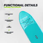 VirtuFit Supboard Ocean 275 - Zwart - Met accessoires en draagtas