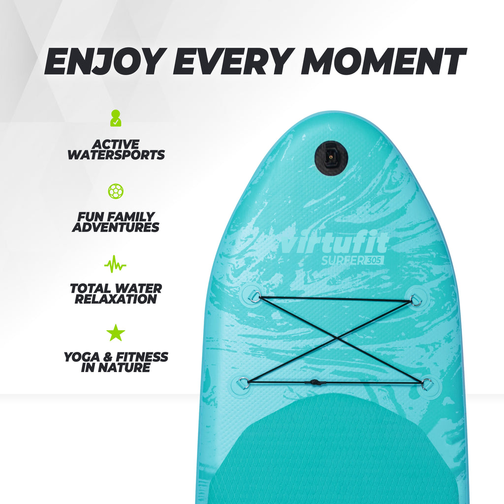Virtufit Supboard Surfer 305 - Oranje - Inclusief Windzeil en accessoires